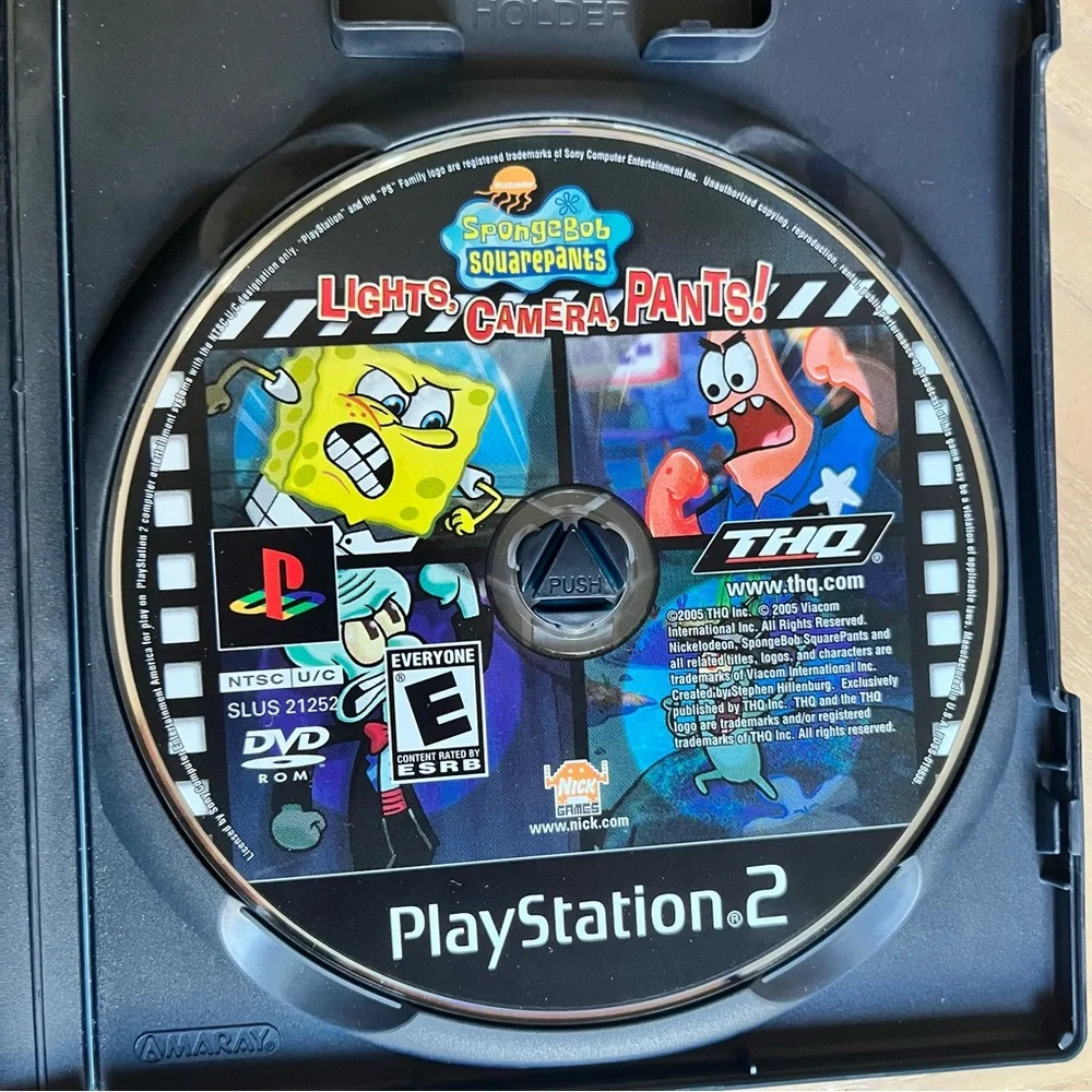 SPONGEBOB SQUAREPANTS: Lights, Camera, Pants! PlayStation 2 PS2 Video Game
